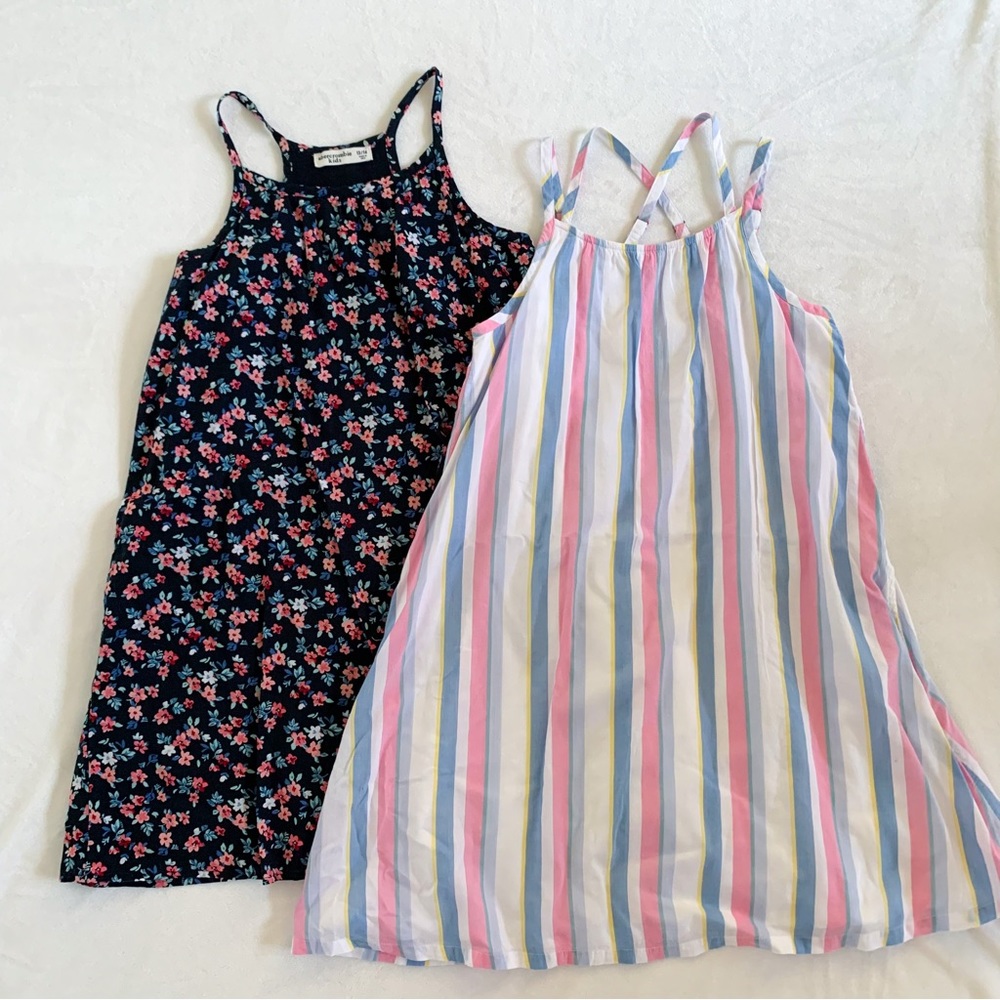 abercrombie kids Girls Patterned Swing Sun Dresses Bundle (2) Size 13/14